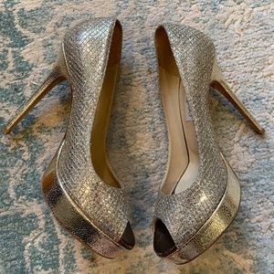 Jimmy Choo Womens Luna Champagne Gold Pump 37